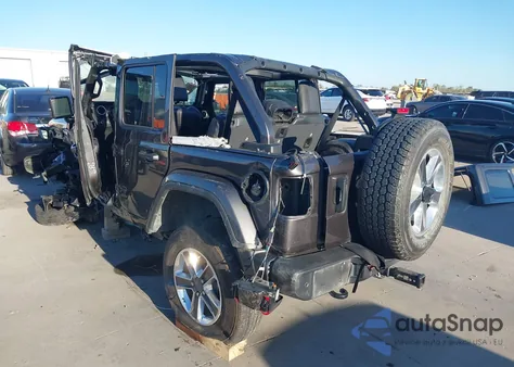 2021 Jeep Wrangler Unlimited Sahara 4X4 z USA, uszkodzony, nr VIN 1C4HJXEN8MW788705